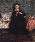 Wilhelm Trubner On the Sofa oil painting